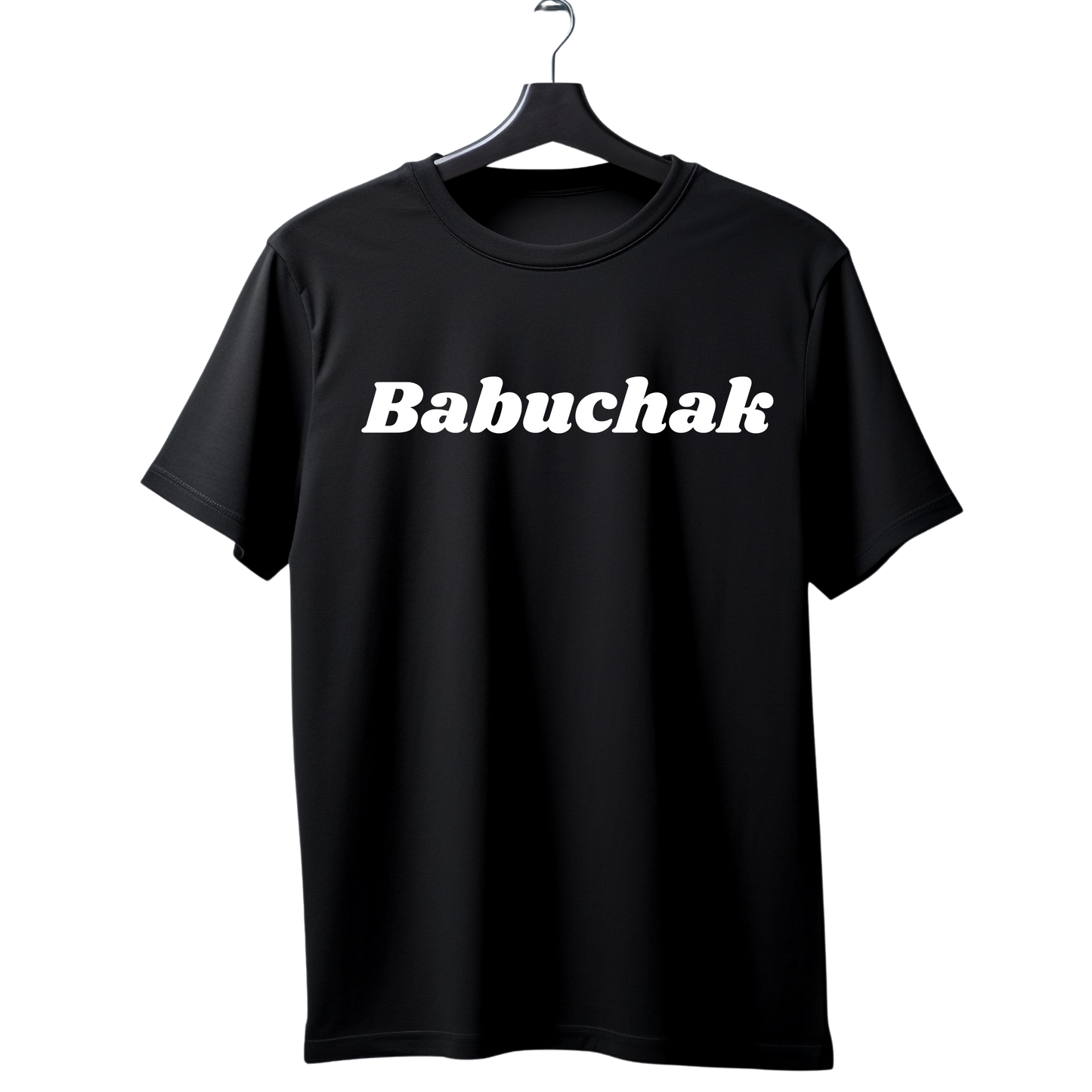 Unisex Premium Cotton “Babuchak” Meme T-Shirt – Trendy Black Tee