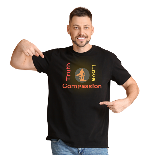 Truth • Love • Compassion Unisex T-Shirt | Premium Cotton Spiritual Tee