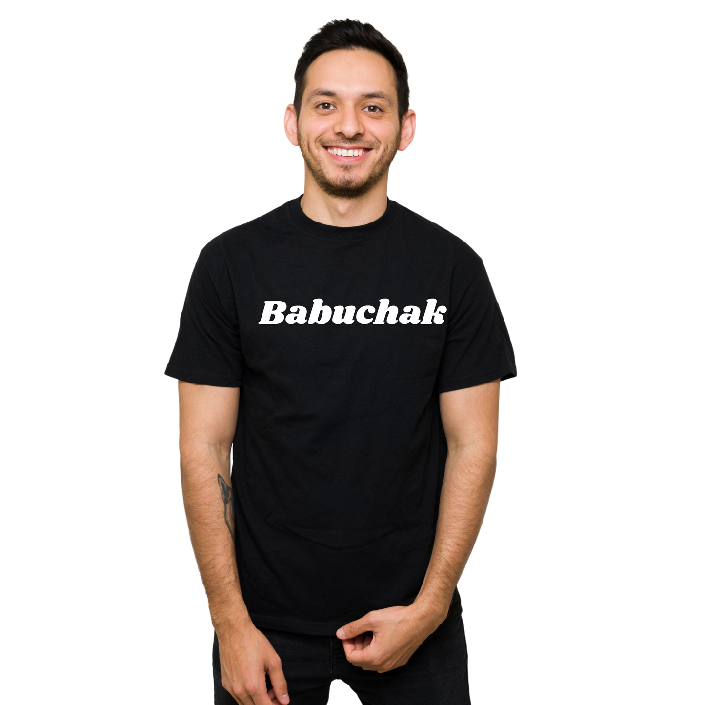 Unisex Premium Cotton “Babuchak” Meme T-Shirt – Trendy Black Tee