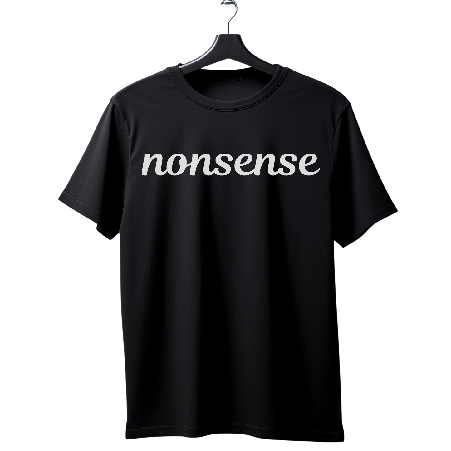 Unisex Premium Cotton “Nonsense” Meme T-Shirt – Black Casual Streetwear