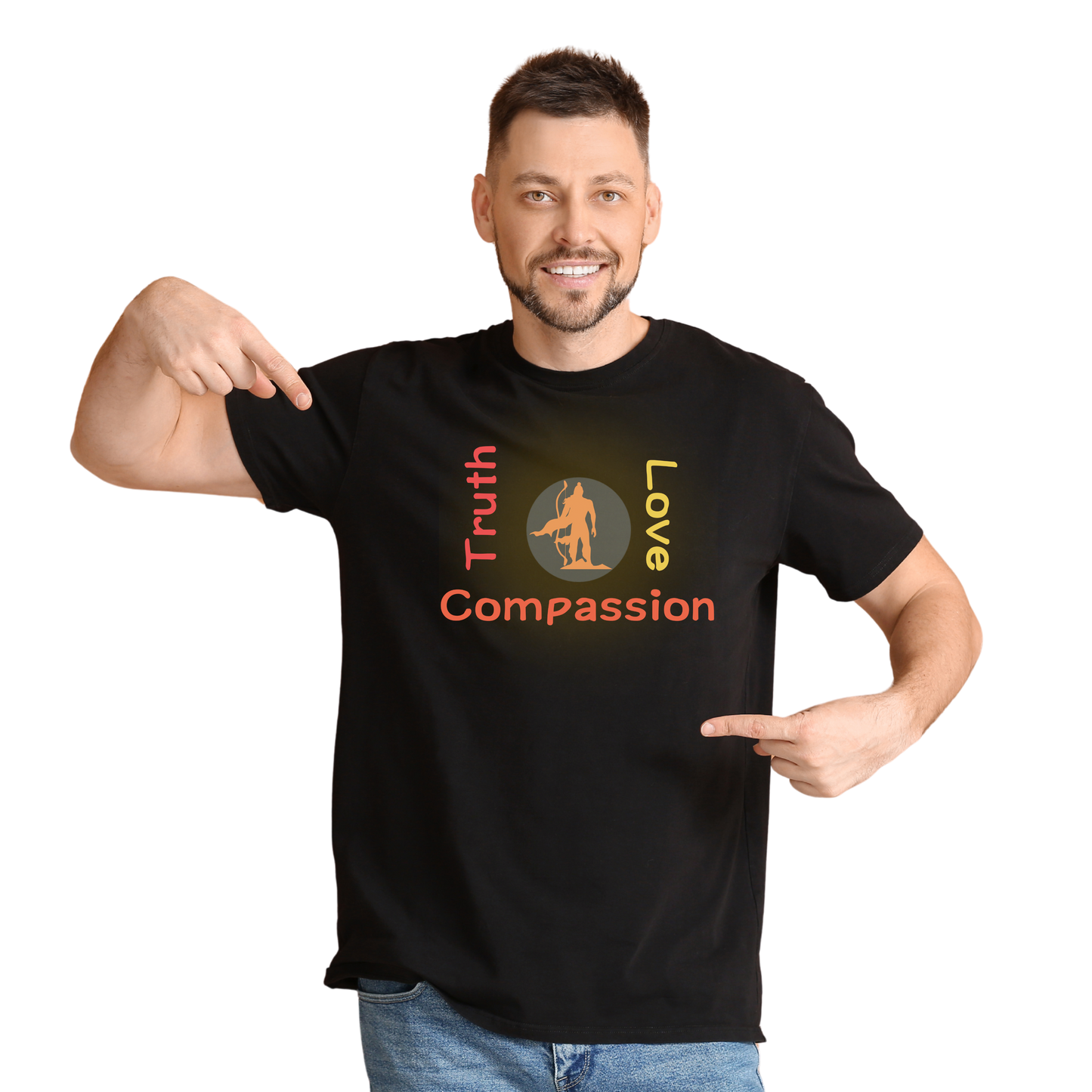 Truth • Love • Compassion Unisex T-Shirt | Premium Cotton Spiritual Tee